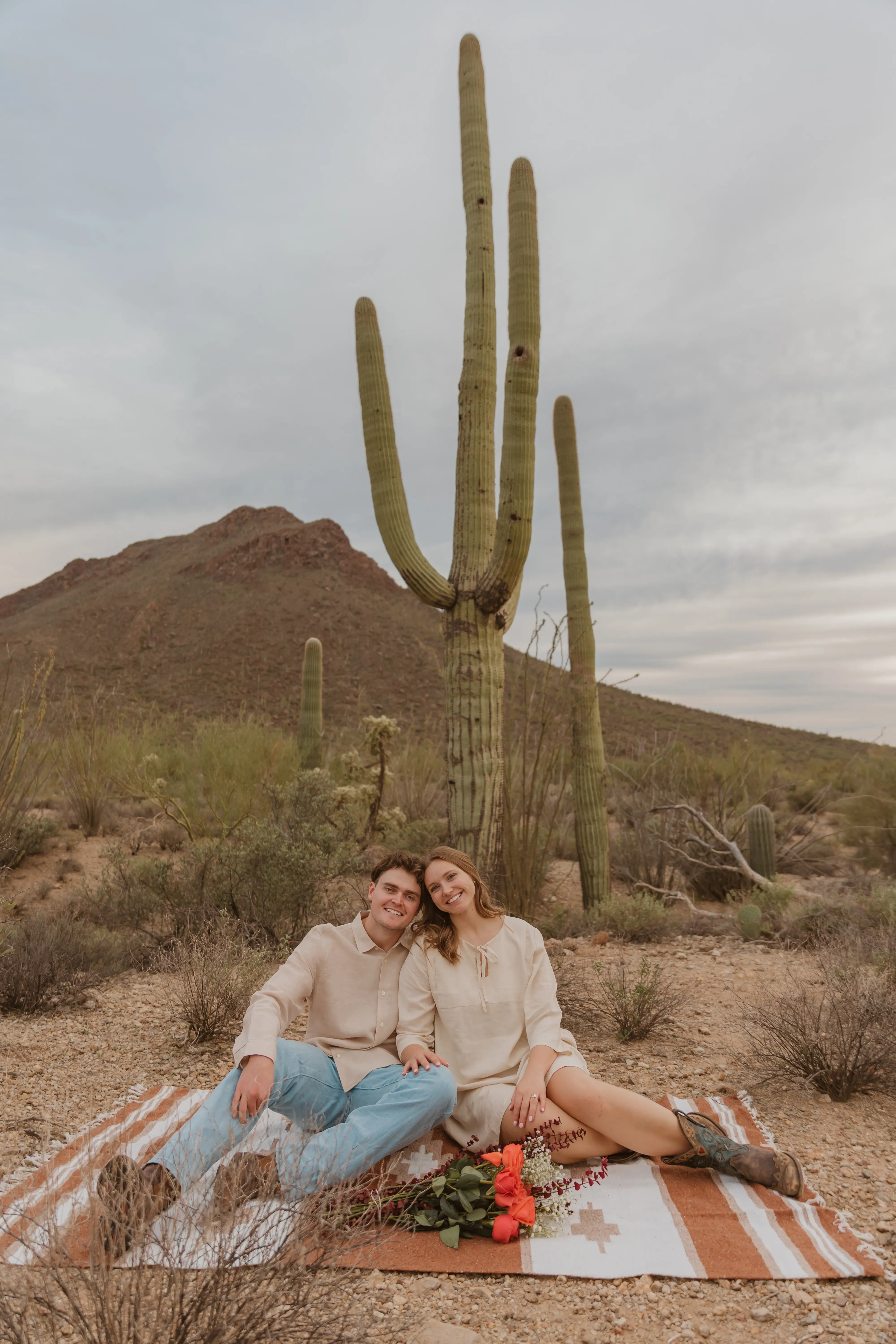 Mary & David in the desert